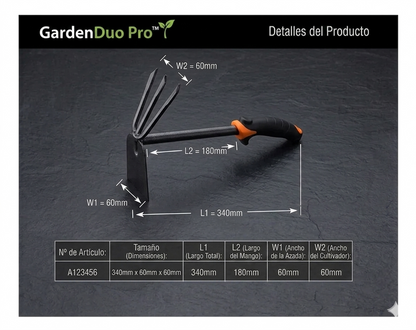GardenDuo Pro™ 🌱 Desmaleza y planta con 1 sola herramienta