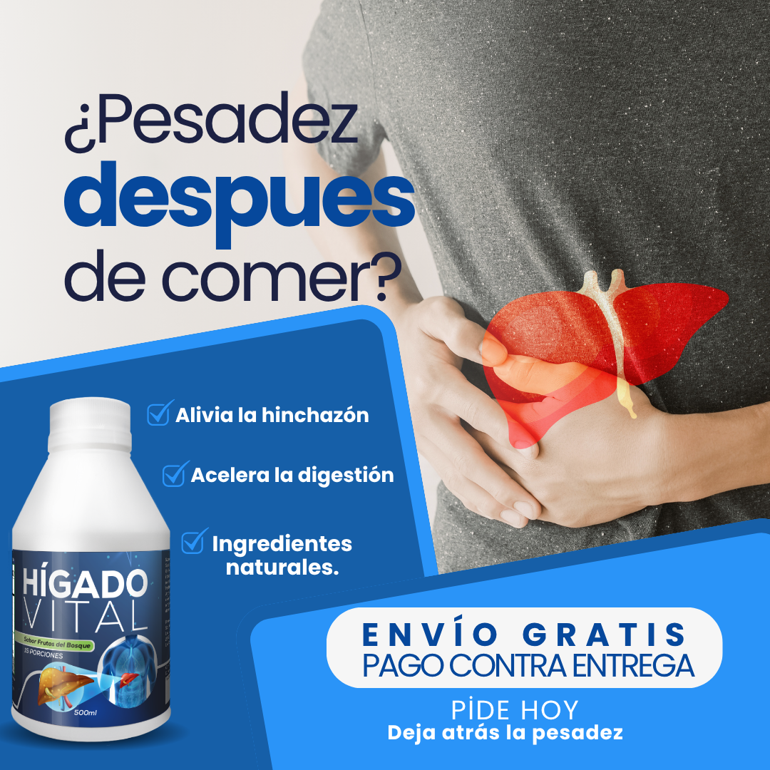 Hígado Vital 🌿– Equilibra, Depura y Renueva Tu Cuerpo
