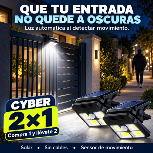 💡 ClipSolar Pro™ – Luz Inteligente con Sensor 🎁 OFERTA 2X1 Ultimas unidades