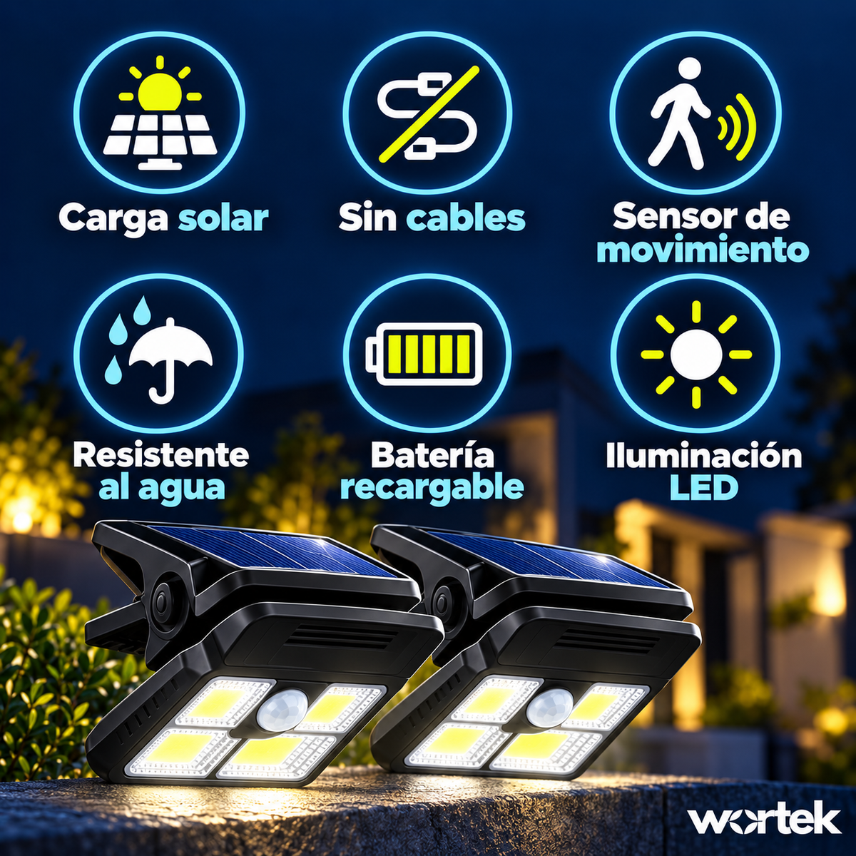 💡 ClipSolar Pro™ – Luz Inteligente con Sensor 🎁 OFERTA 2X1 Ultimas unidades