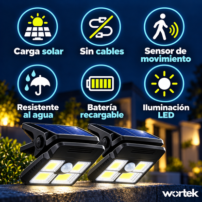 💡 ClipSolar Pro™ – Luz Inteligente con Sensor 🎁 OFERTA 2X1 Ultimas unidades