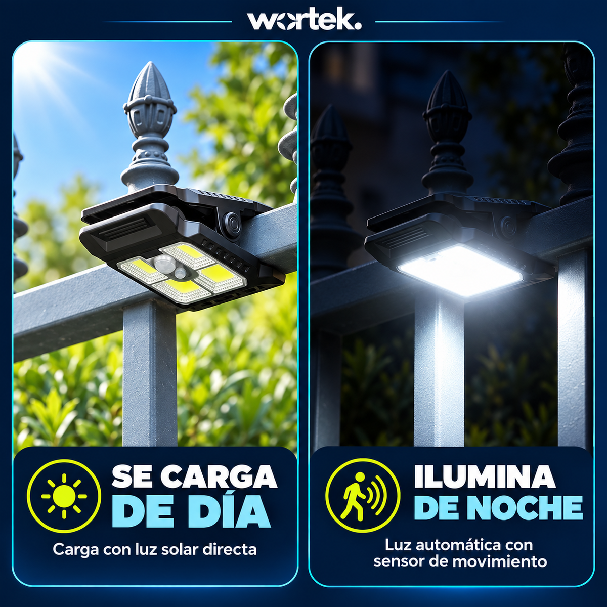 💡 ClipSolar Pro™ – Luz Inteligente con Sensor 🎁 OFERTA 2X1 Ultimas unidades