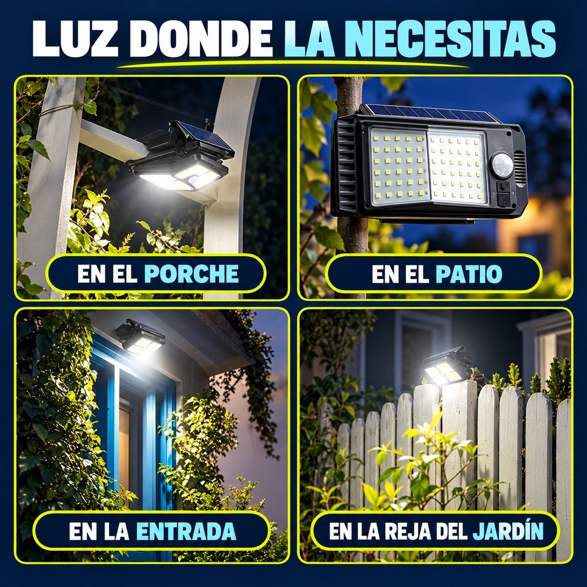 💡 ClipSolar Pro™ – Luz Inteligente con Sensor 🎁 OFERTA 2X1 Ultimas unidades