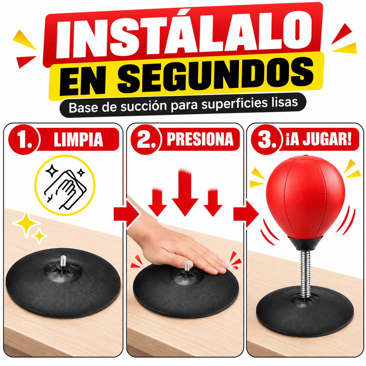 PunchDesk™ | Libera tensión y entrena tus reflejos