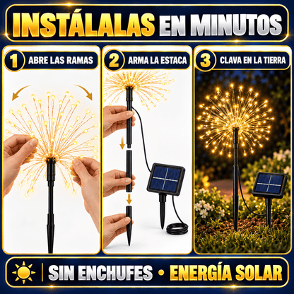 StarGlow Pro™ 2×1 | Ilumina y decora tu jardín con energía solar