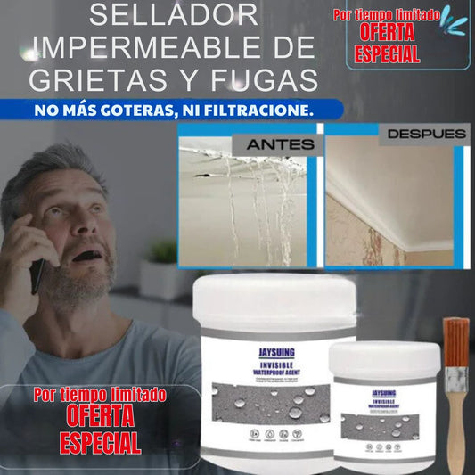 InvisiGuard™  Sellador Impermeable de Grietas y Fugas 300ml + Brocha