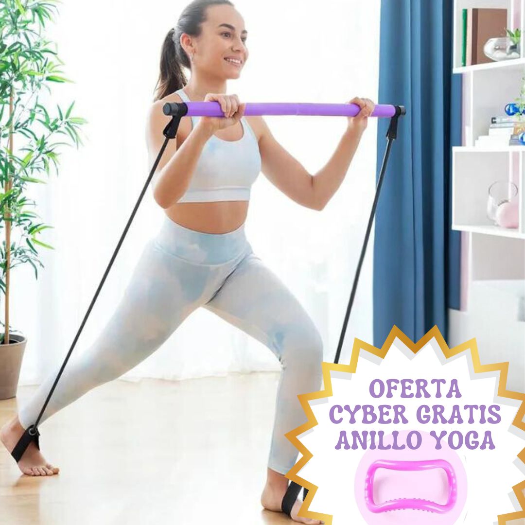 Mejora Proo TM° Barra pilates + Anillo de yoga OFERTA CYBER