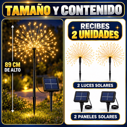 StarGlow Pro™ 2×1 | Ilumina y decora tu jardín con energía solar