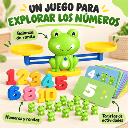 RanaMath™ | Balanza matemática para aprender a contar y sumar jugando