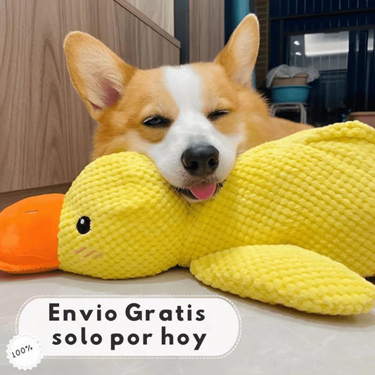 DuckToy™ 🦆 – El peluche indestructible que tu mascota amará morder y abrazar 🐶❤️