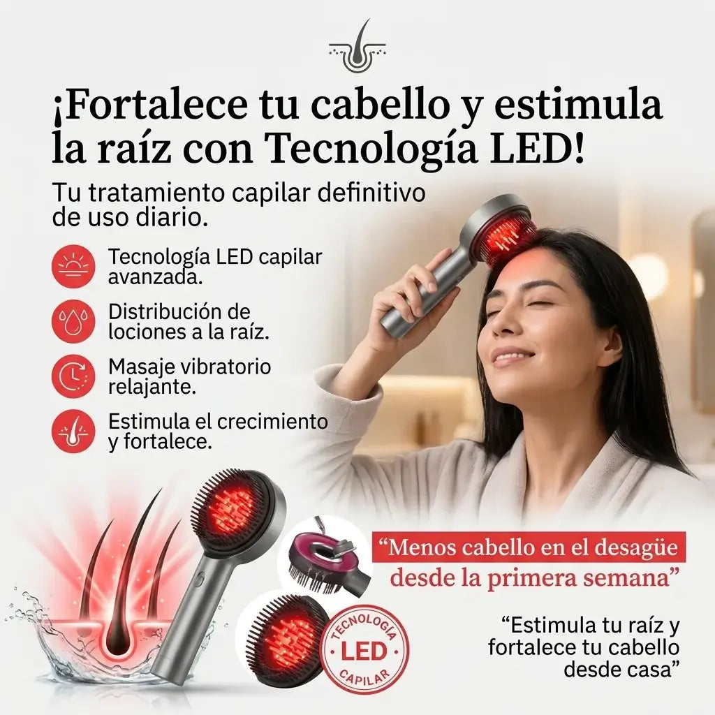 BrilloRaíz™ ❤️ Menos cabello en el desagüe desde la primera semana