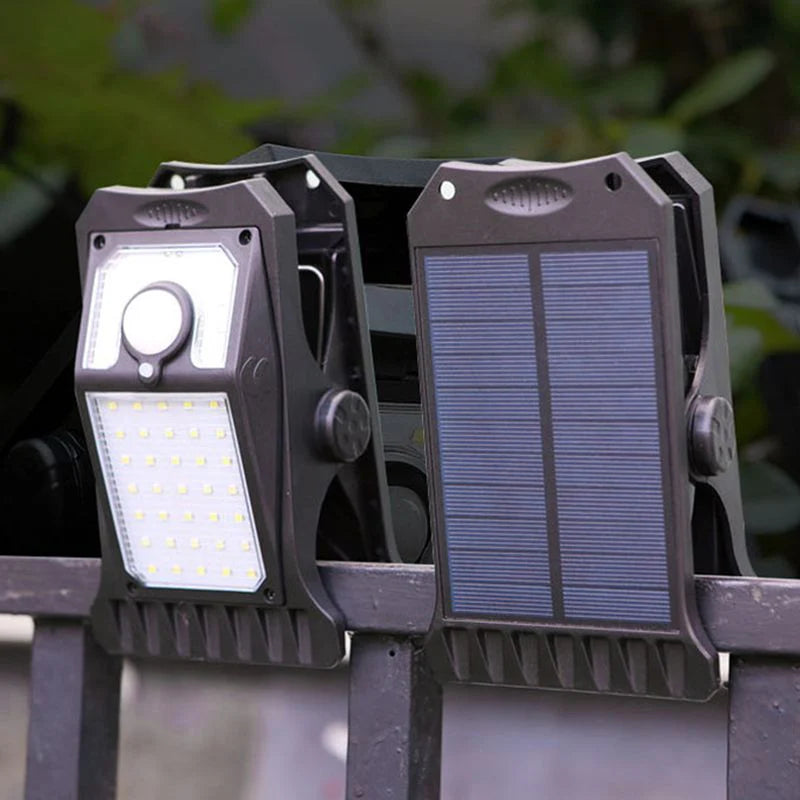 SolarClip Ilumina™ – Luz solar portátil que se engancha donde quieras.