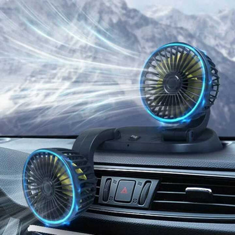 CoolCar360™ Ventilador Giratorio para Vehículos